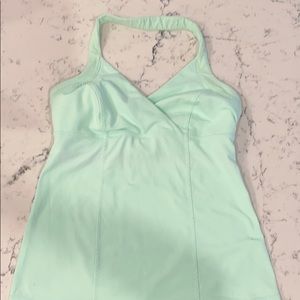 Lululemon green size  8 halter top